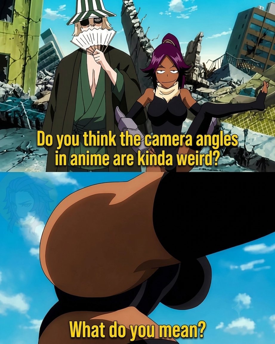 Anime camera angles meme