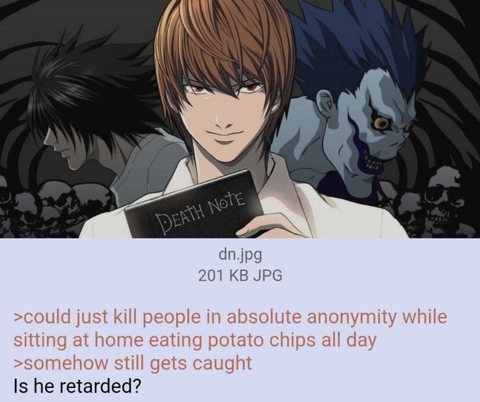 Death Note Light Yagami L Ryuk
