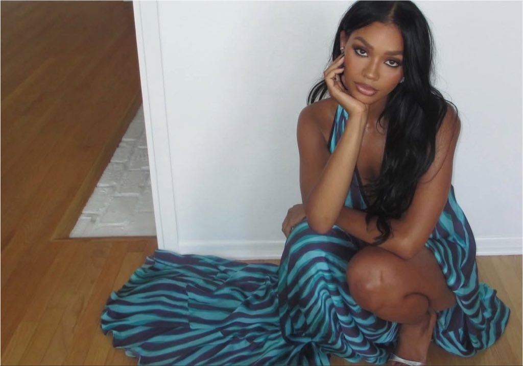 Melanie blue and purple dress (photo 1 of 2)