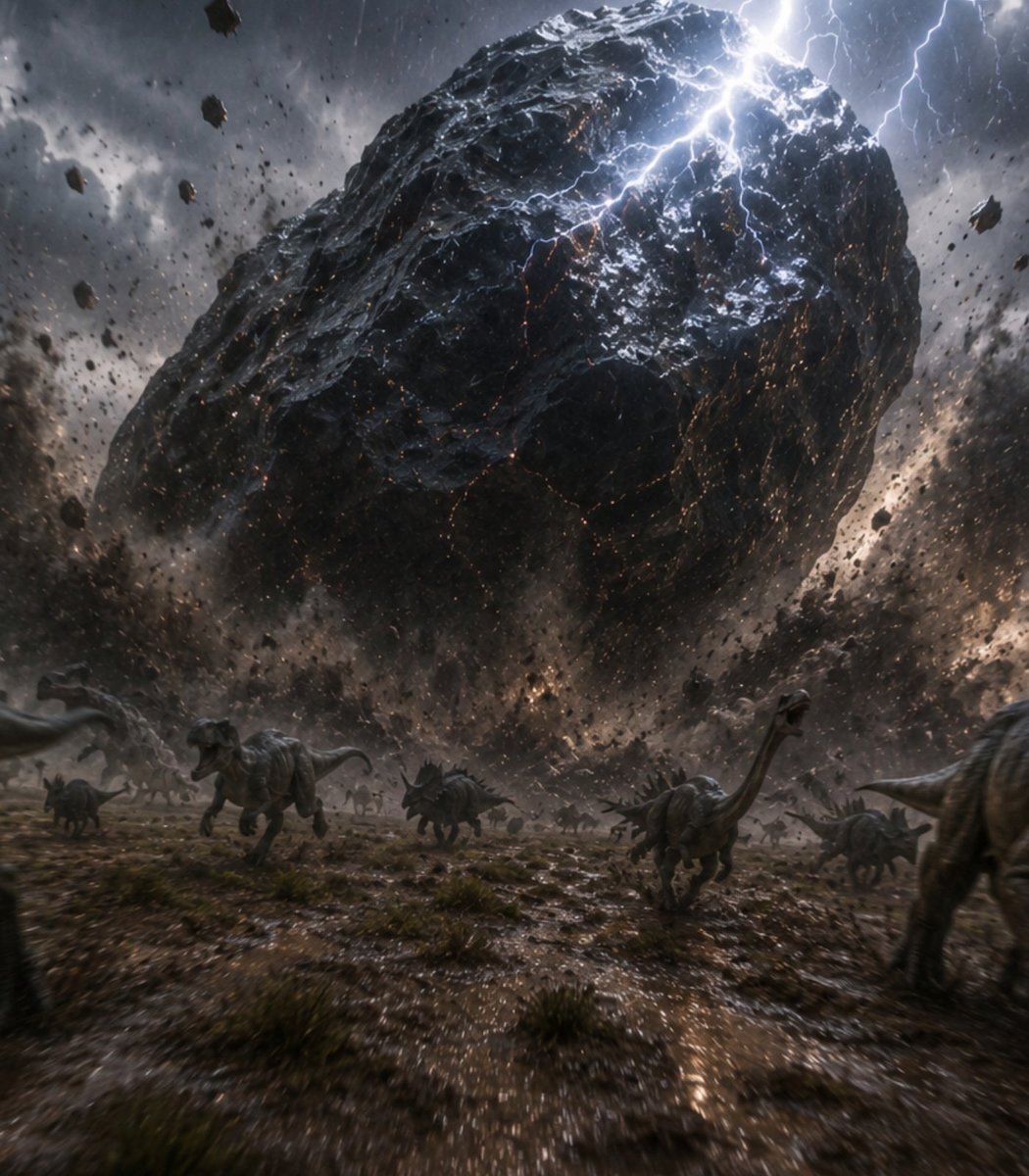 Dinosaur extinction meteorite origin (photo 2 of 2)