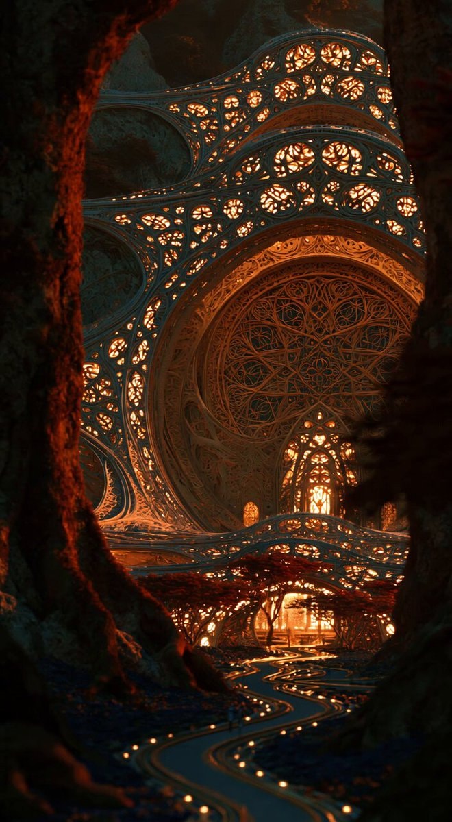 Living cellular architecture aesthetic