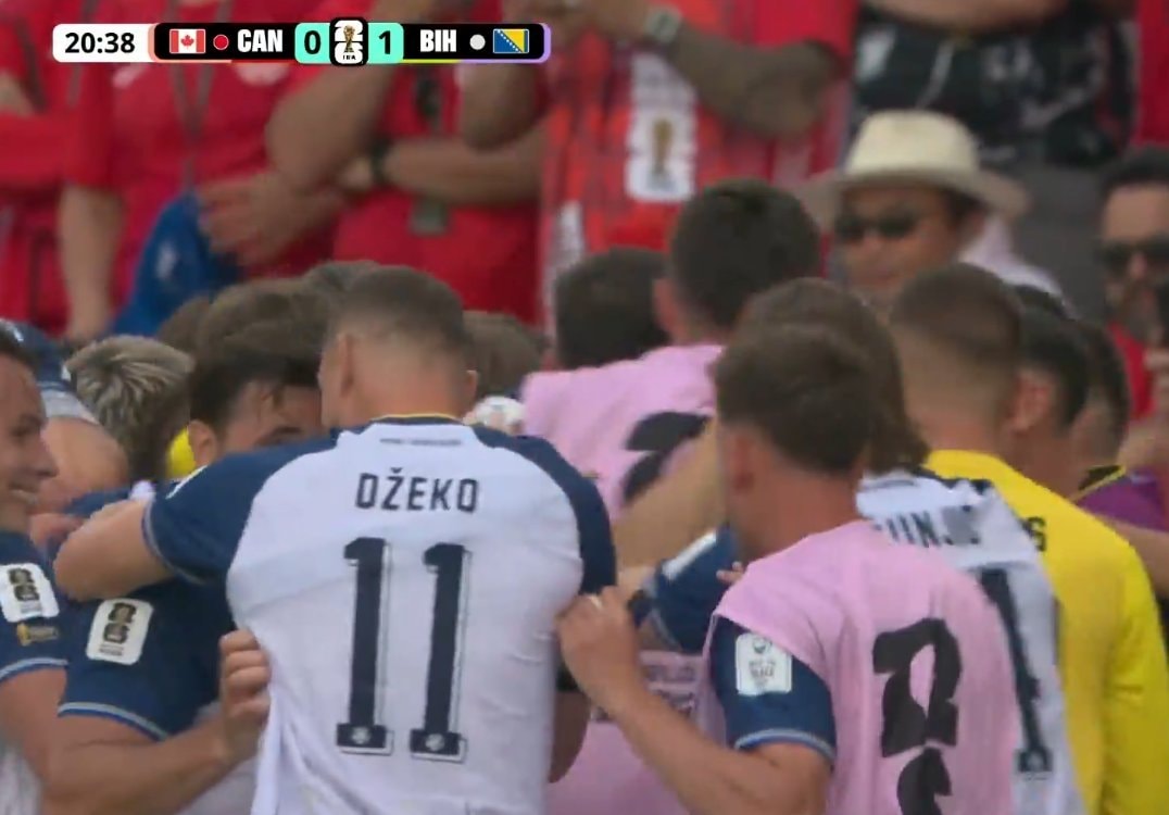 Bosnia 1-0 Canada Džeko goal