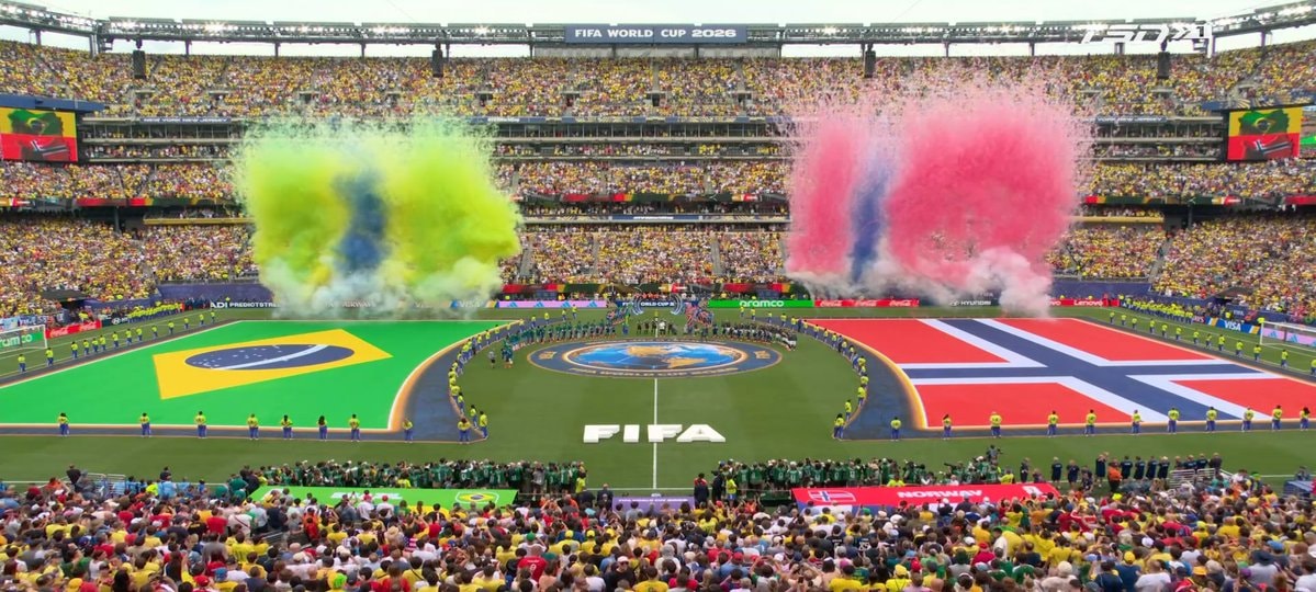 Brazil Norway fireworks World Cup 2026