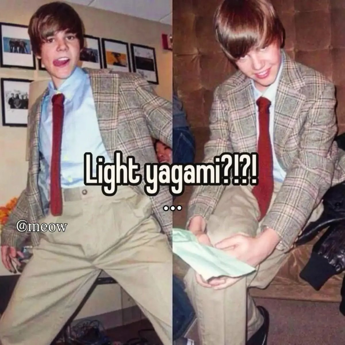 Justin Bieber Light Yagami edit