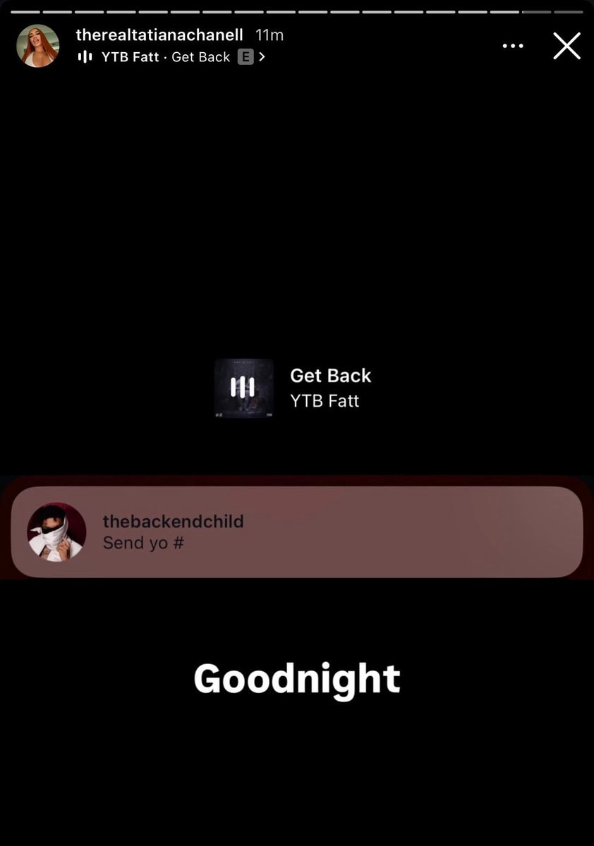 Tatiana Chanell and NoCap DM update