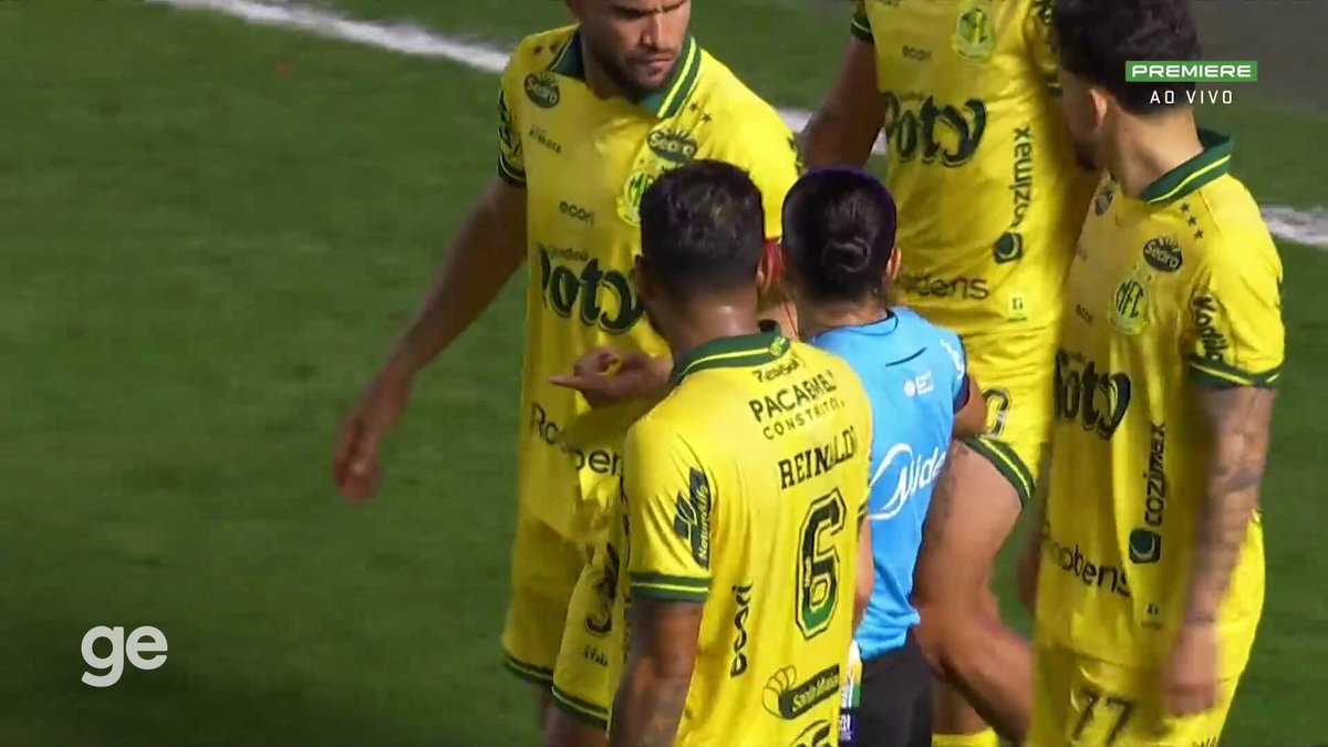 Neymar foul VAR Mirassol Santos
