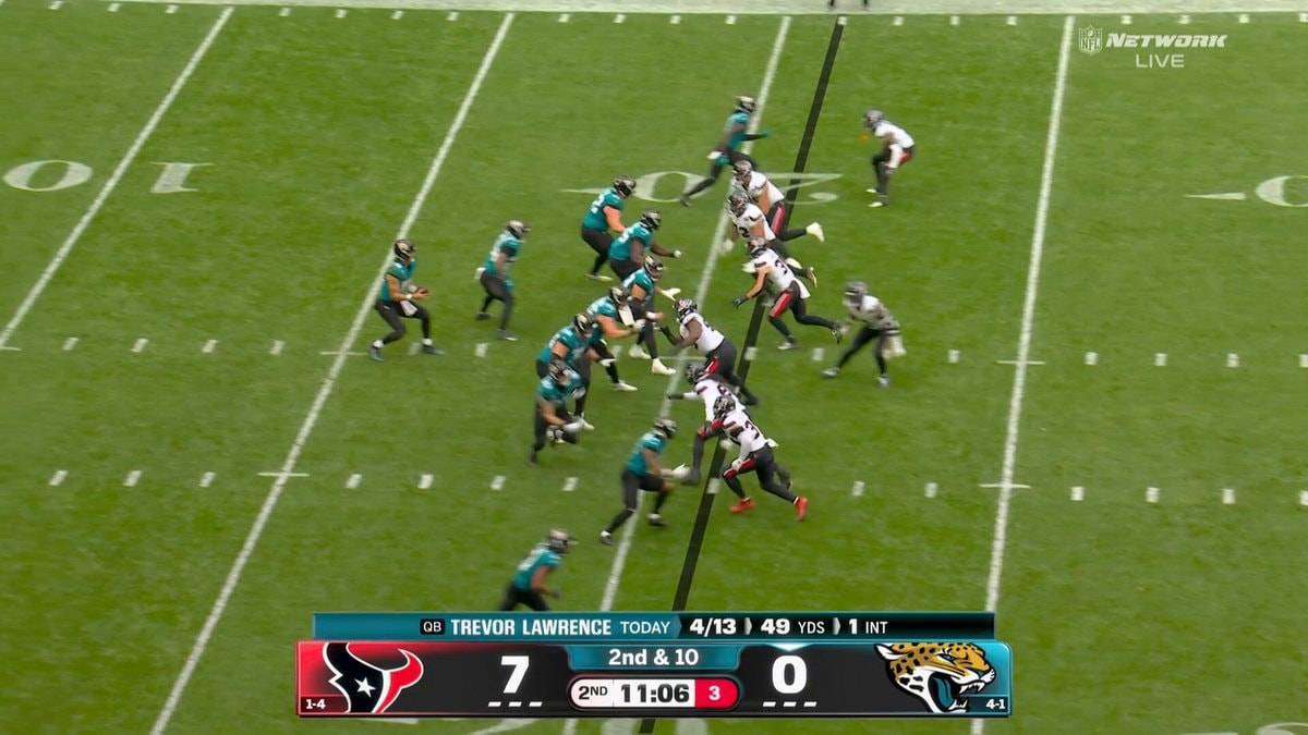 Parker Washington first down