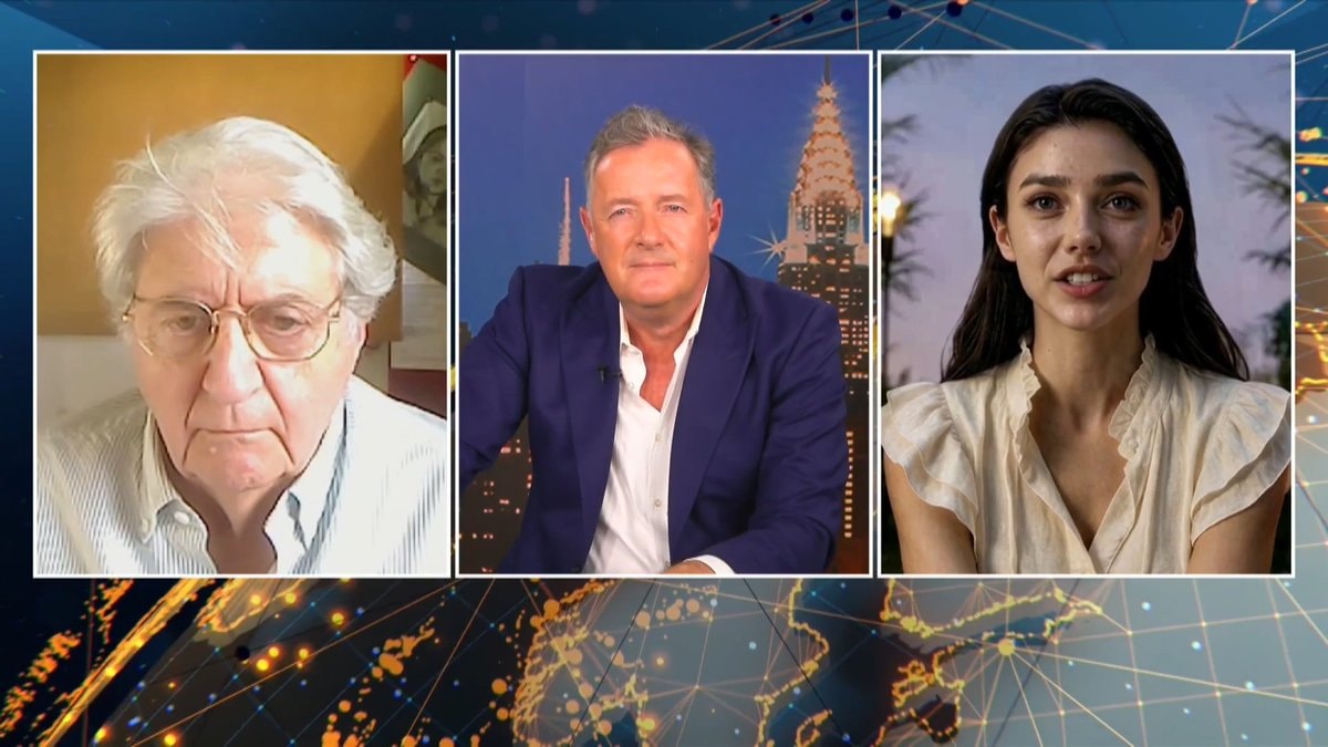 Piers Morgan AI actress interview