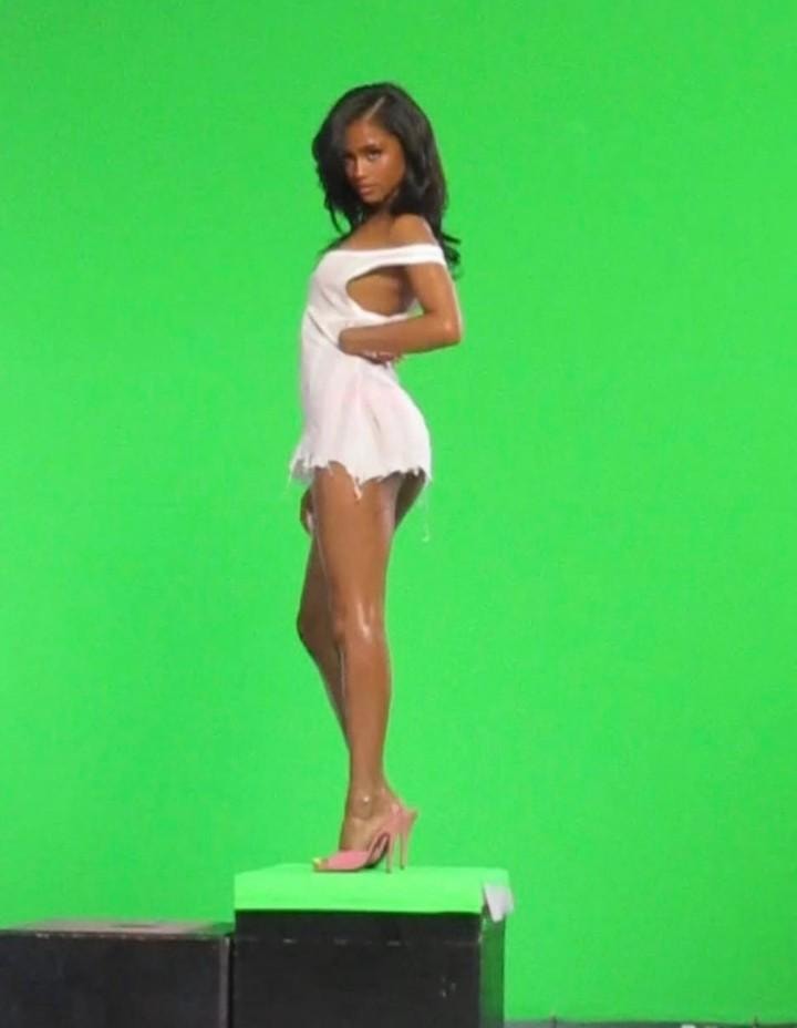 Tyla new music video shoot