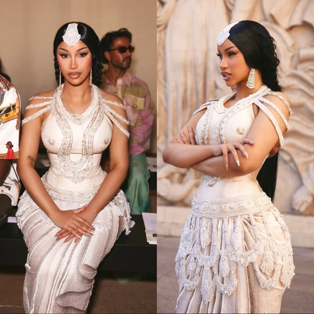 Cardi B custom Rahul Mishra