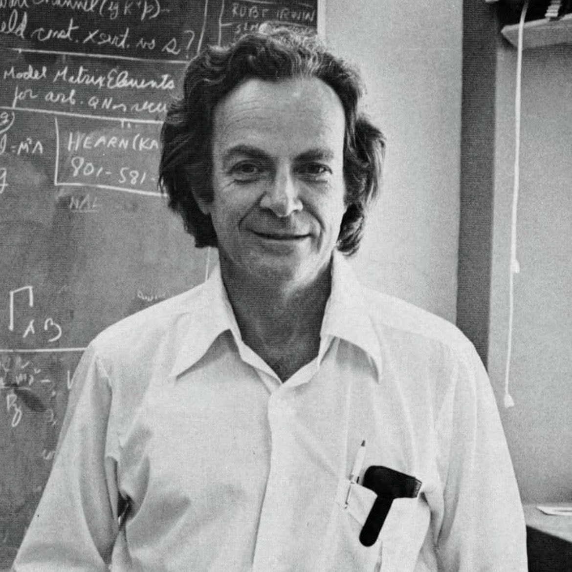 Richard Feynman quote on studying