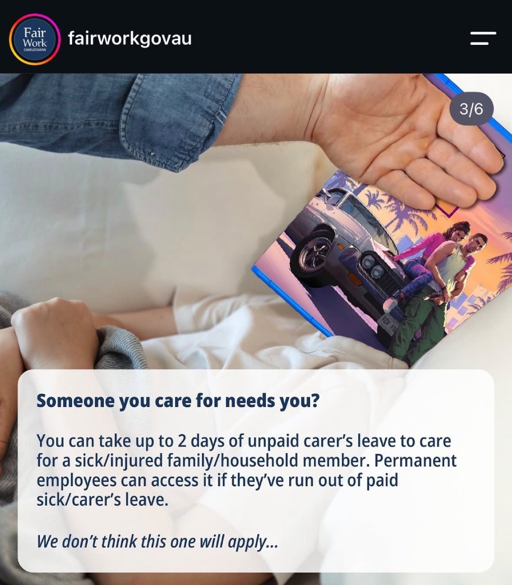 Australian government GTA 6 guide (photo 2 of 2)
