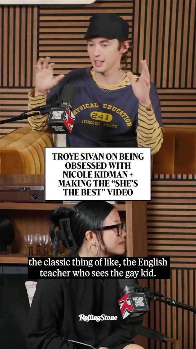 Troye Sivan on Nicole Kidman