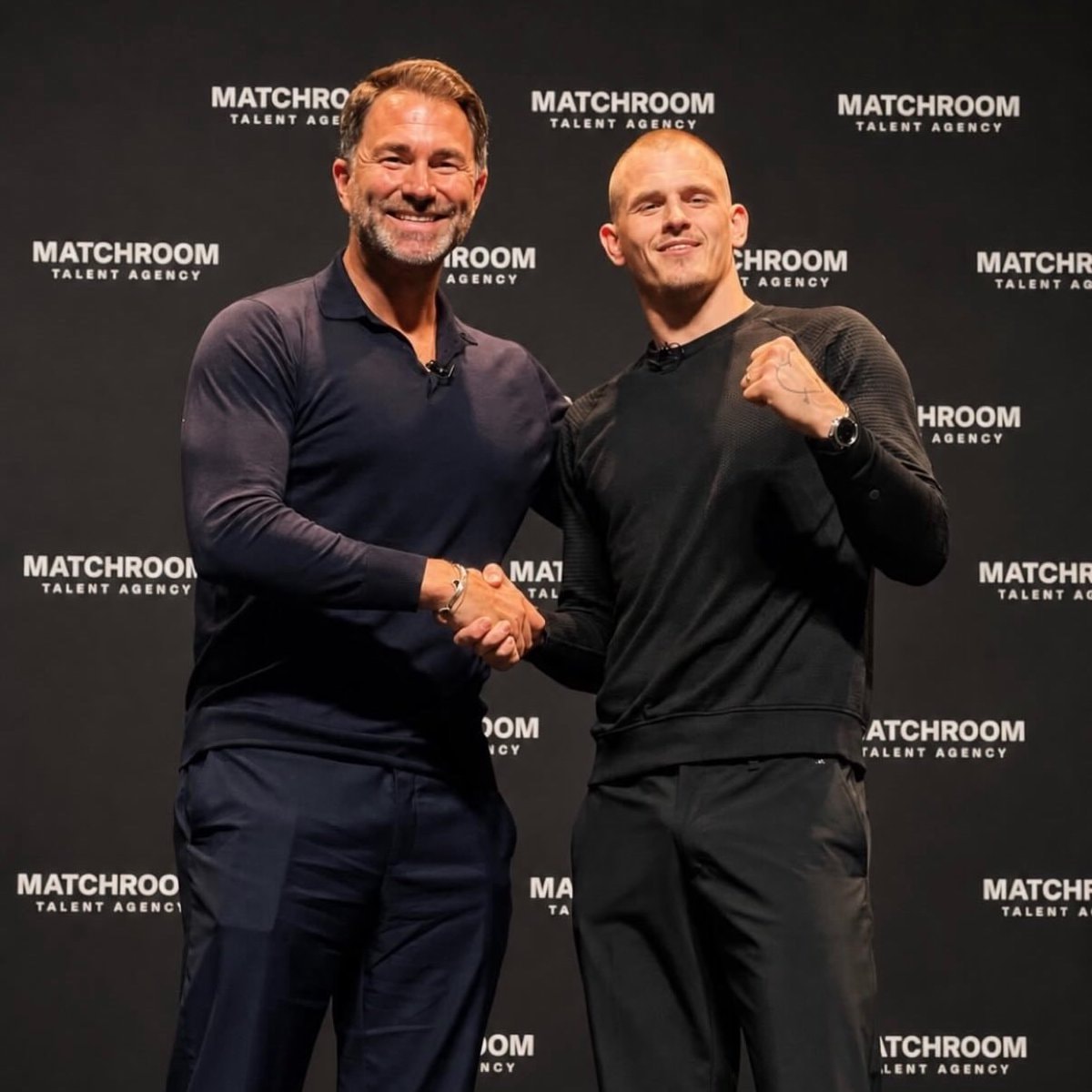 Eddie Hearn Ian Machado Garry Dublin press conference