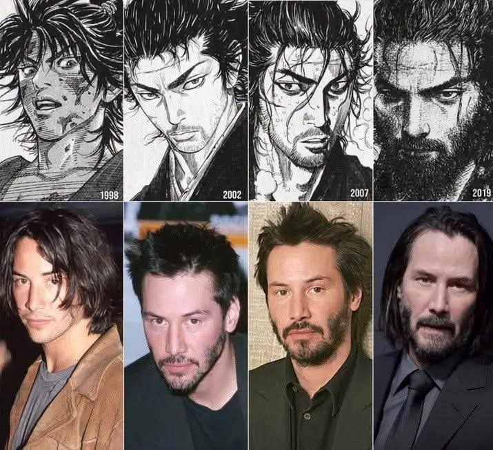 Musashi and Keanu Reeves comparison