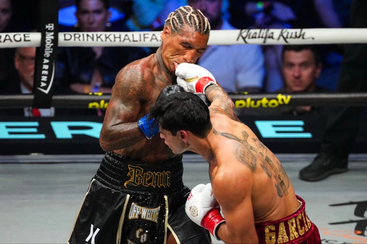 Ryan Garcia stops Benn