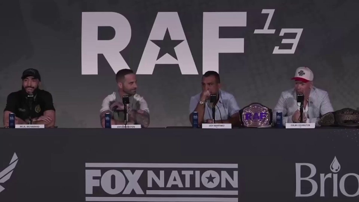 Belal Muhammad Colby Covington exchange