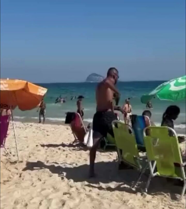 Brazil undercover police beach takedown