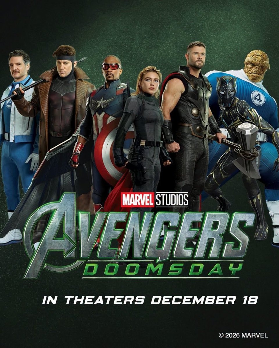 Avengers Doomsday promo poster