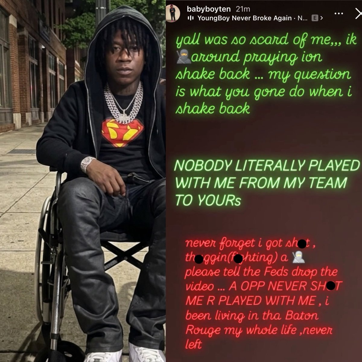 NBA Ben 10 demands feds release video