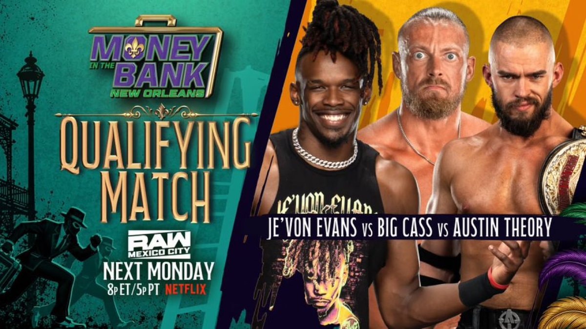 Je'Von Evans Big Cass Austin Theory MITB qualifier