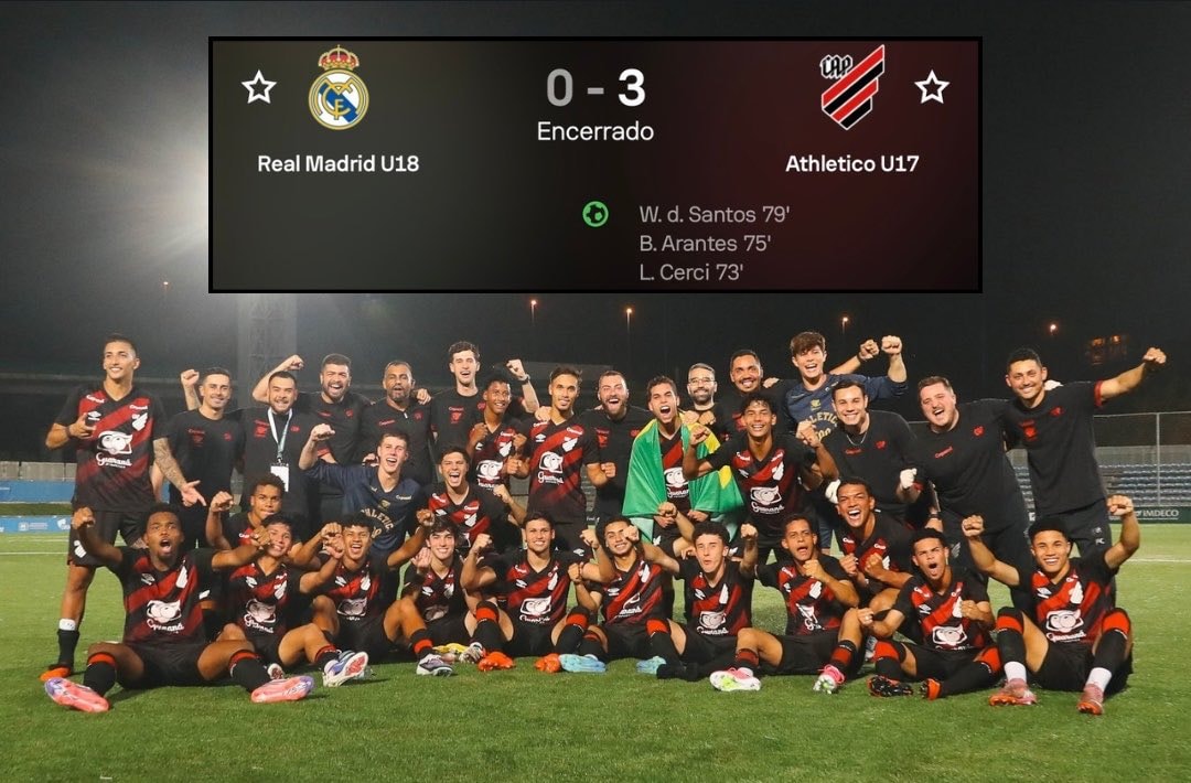 Athletico Paranaense youth vs Real Madrid U18 World Cup