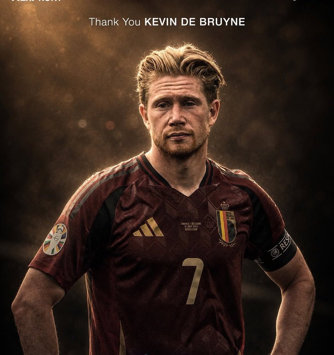 Kevin De Bruyne France Belgium 2024