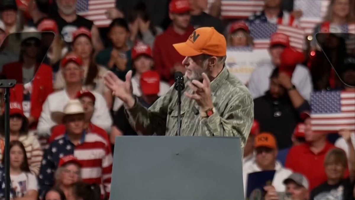 Ted Nugent at Trump rally