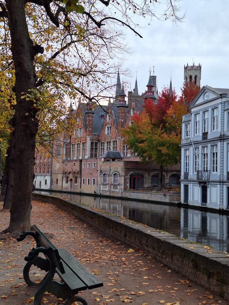 Bruges canal autumn (photo 1 of 4)