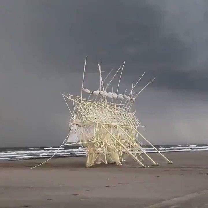 Theo Jansen Beach Animals