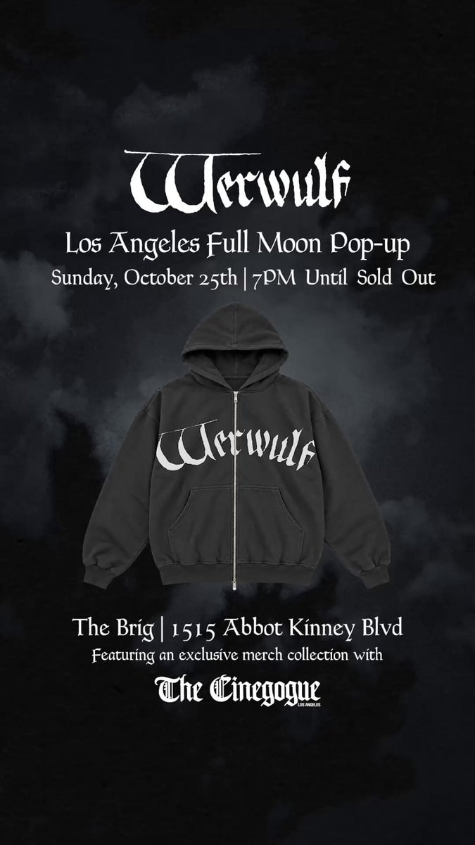 WERWULF LA Full Moon Pop-up