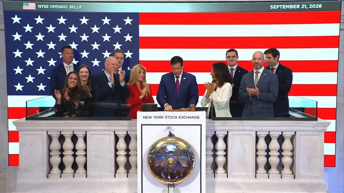 Marco Rubio NYSE opening bell