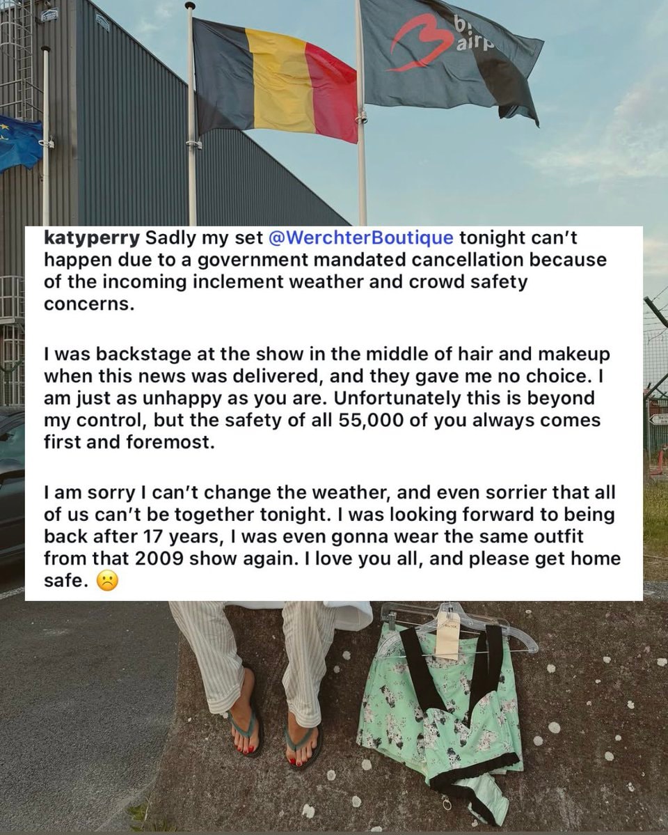 Katy Perry Werchter Boutique statement (photo 2 of 2)
