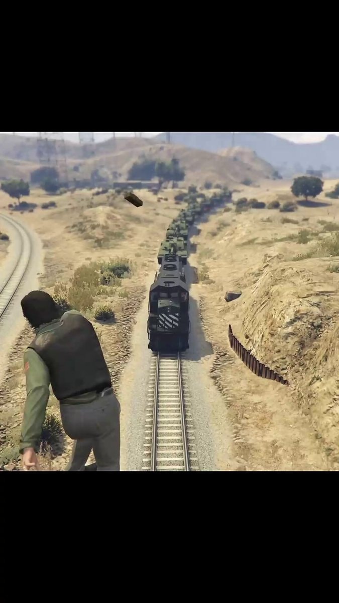 GTA 5 army tank train challenge