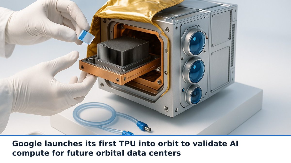 Google TPU orbital launch