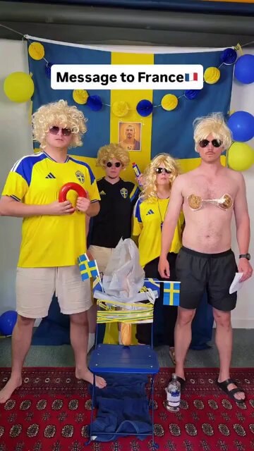Sweden message to France Sweden message to France