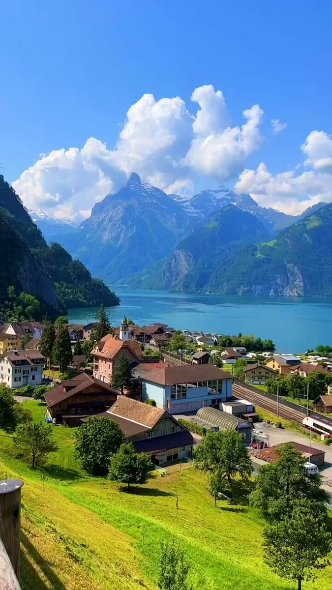 Sisikon Switzerland lake view Sisikon Switzerland lake view