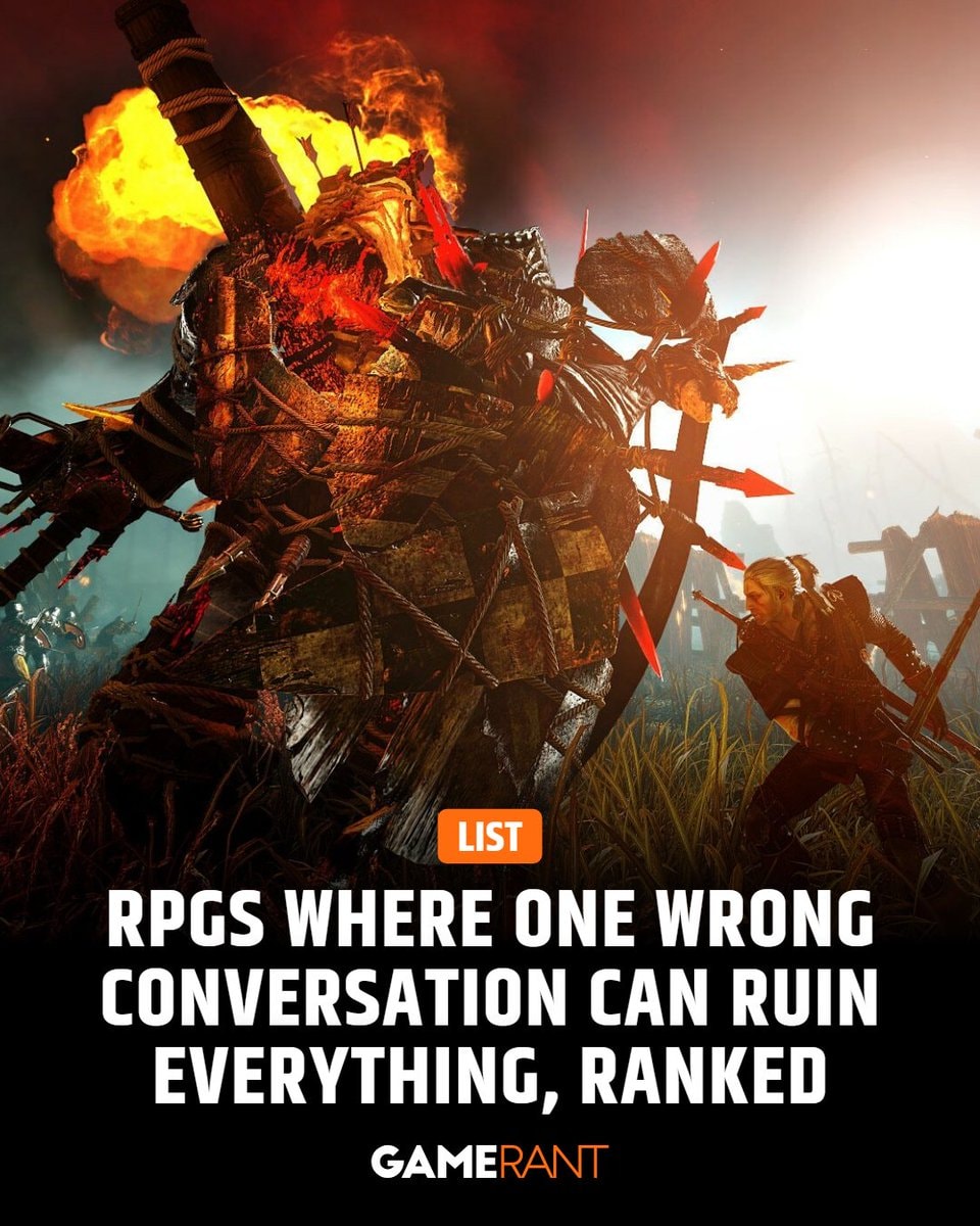 RPGs where one wrong dialogue ruins everything
