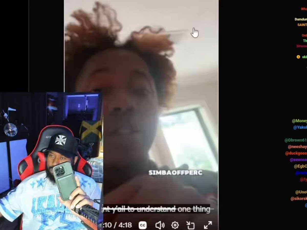 Reggie on Akademiks call