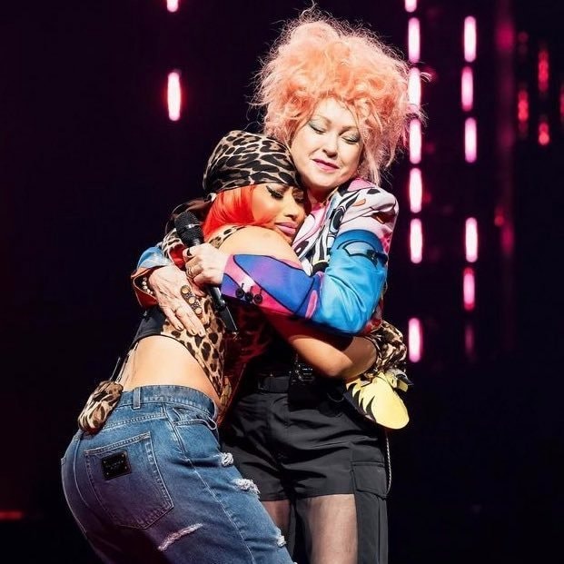 Cyndi Lauper supports Nicki Minaj