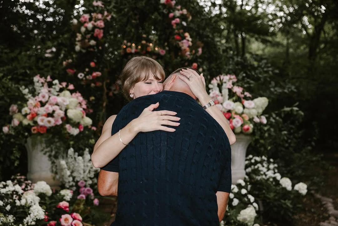 Taylor Swift Travis Kelce wedding rainbow NYC (photo 1 of 3)
