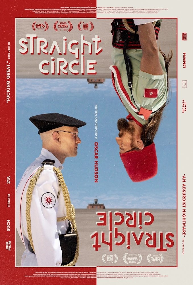 STRAIGHT CIRCLE poster starring Elliott and Luke Tittensor