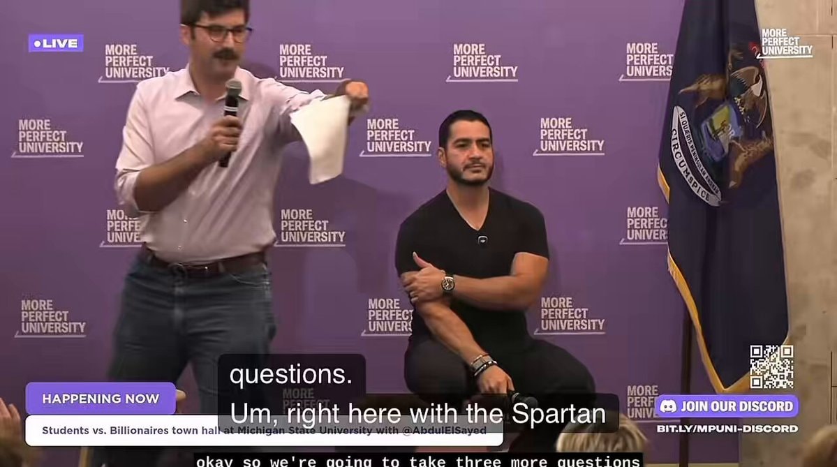 Abdul El-Sayed demands press stop asking about Hasan Piker