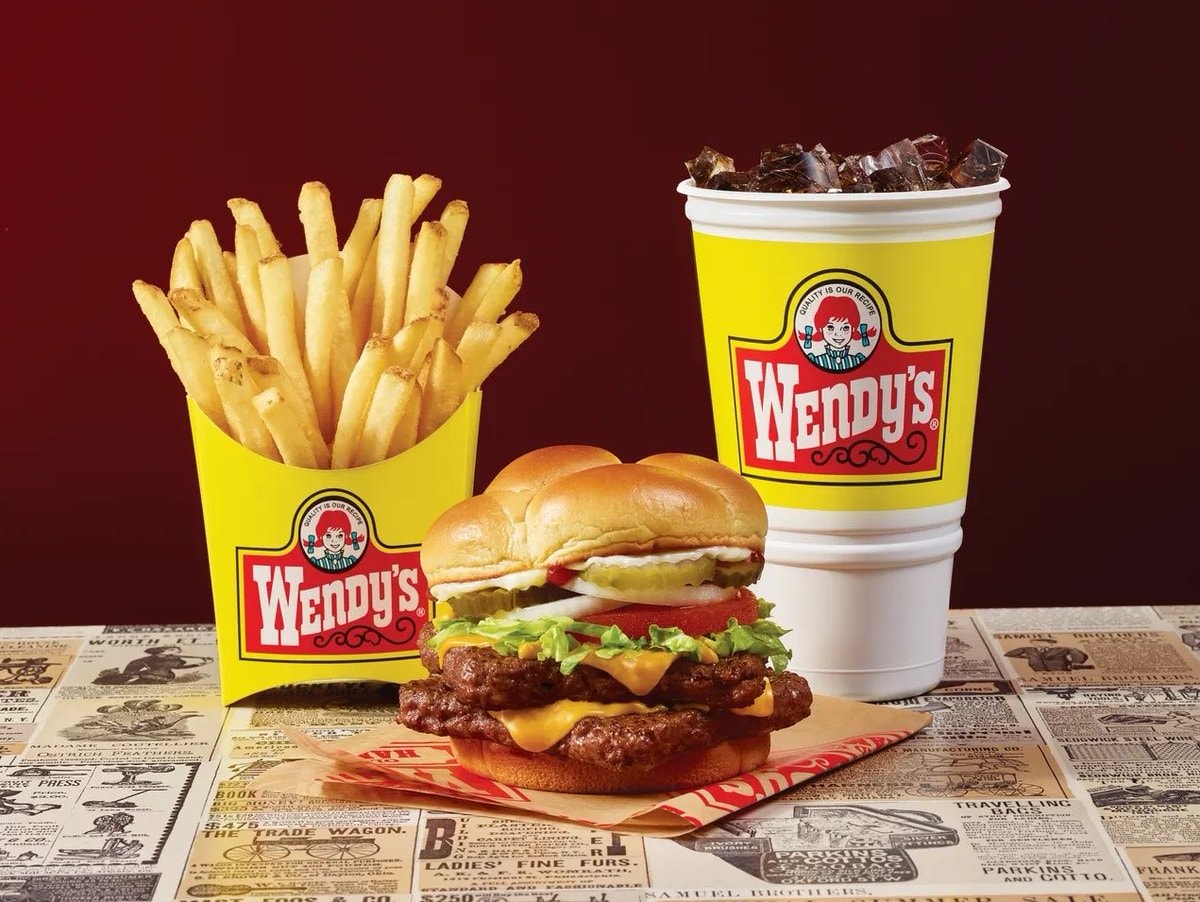 Wendy's yellow packaging