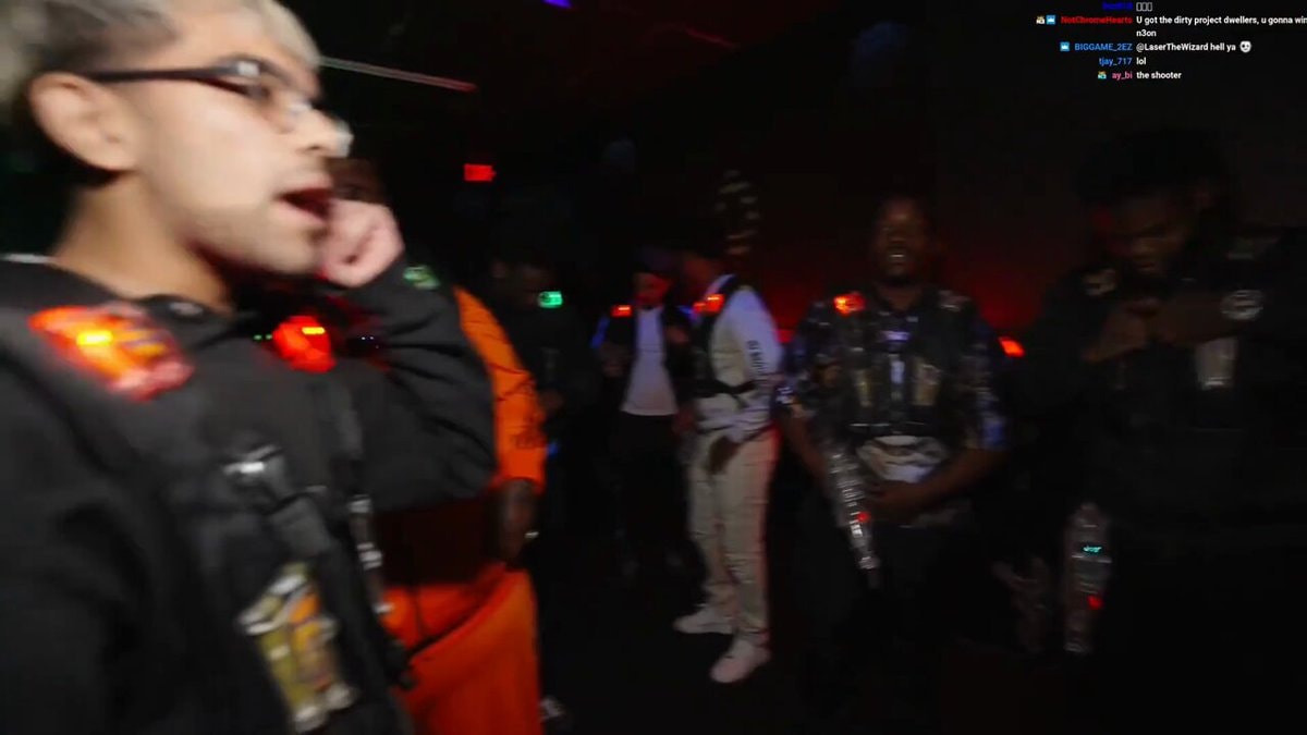 BigXthaPlug warns N3on cameraman at laser tag