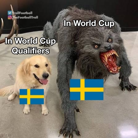 Sweden World Cup meme 🐶🐺