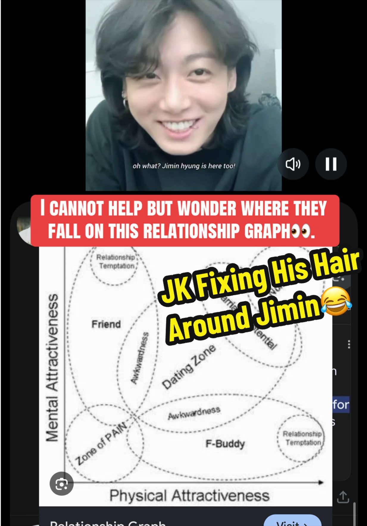 Jimin and Jungkook relationship graph