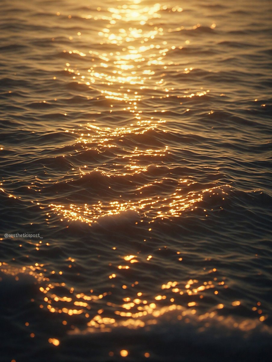 golden hour over water
