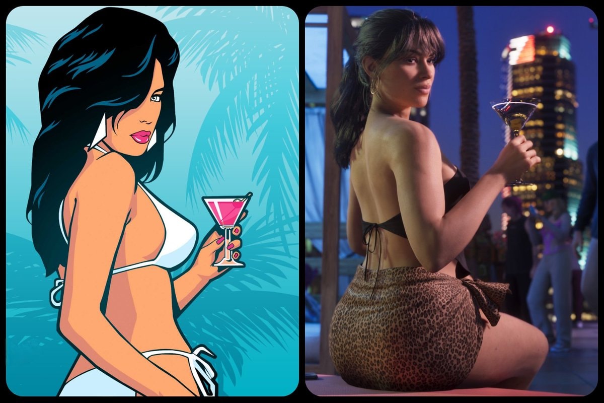 GTA 6 Lucia OG Vice City cover pose