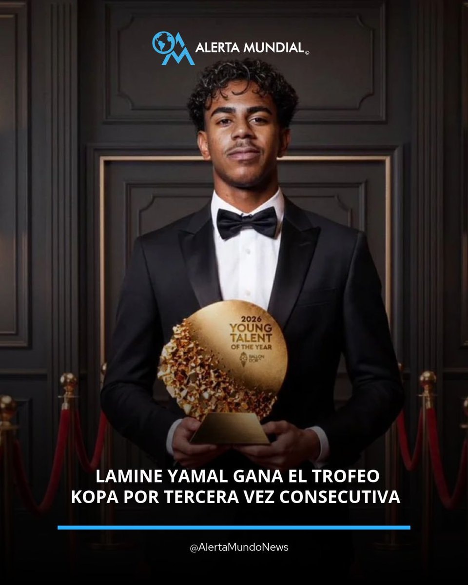 Lamine Yamal third Kopa Trophy Lamine Yamal third Kopa Trophy